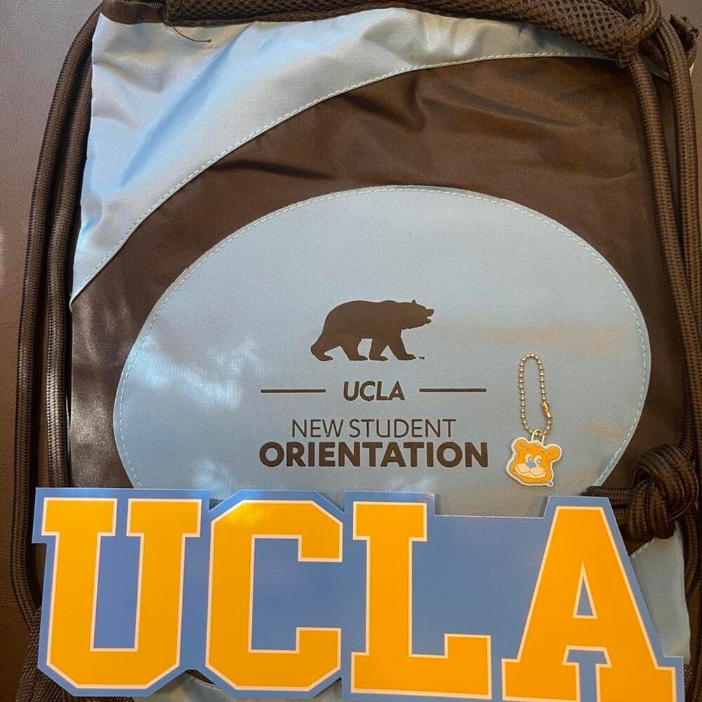 UCLA Gift Bundle Bag Keychain Poster College Gift Set 💌